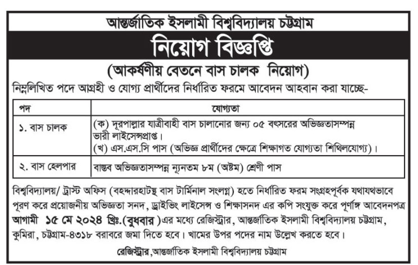 chittagong job circular
